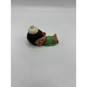 Vintage Sekiguchi Monchhichi "Get Well Soon" PVC miniature figure
